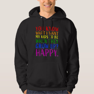 Pride Rainbow Lgbt Awareness Partys Mama Vater Gay Hoodie