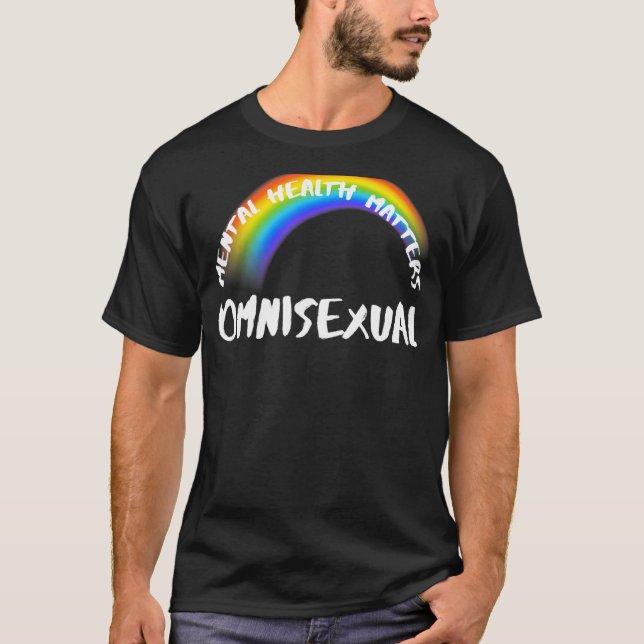 Pride Rainbow Lgbtq Omnisexual T-Shirt (Vorderseite)