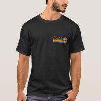 Pride Rainbow LGBTQ - T-shirt noir masculin