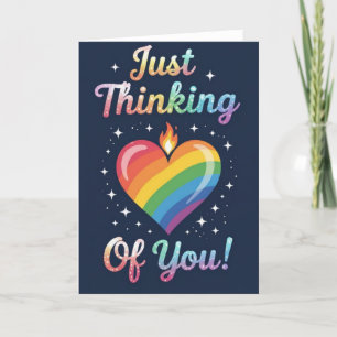 Pride Rainbow Liebe, LGBTQIA Feiertagskarte