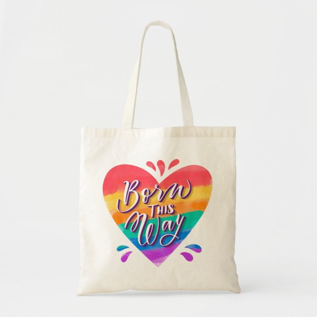 Pride Rainbow Love Sac fourre-tout (Devant)