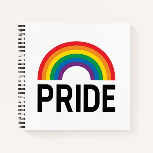 Pride Rainbow Notizbuch (Vorderseite)