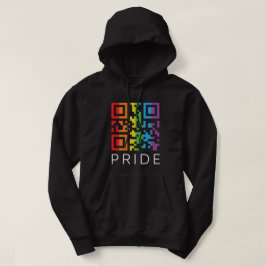 Pride Rainbow QR Code LGBTQIA+ Hoodie
