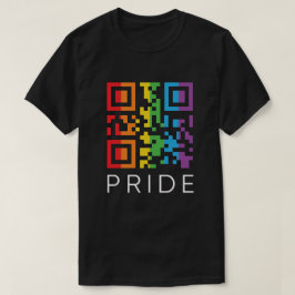 Pride Rainbow QR Code LGBTQIA+ T - Shirt