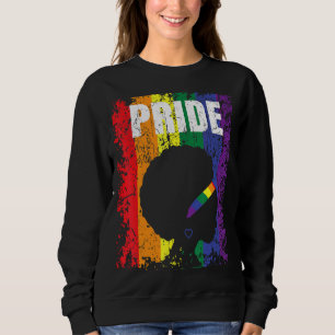 Pride Rainbow Sunflower Hearts Lgbt Gay Lesbian Sweatshirt
