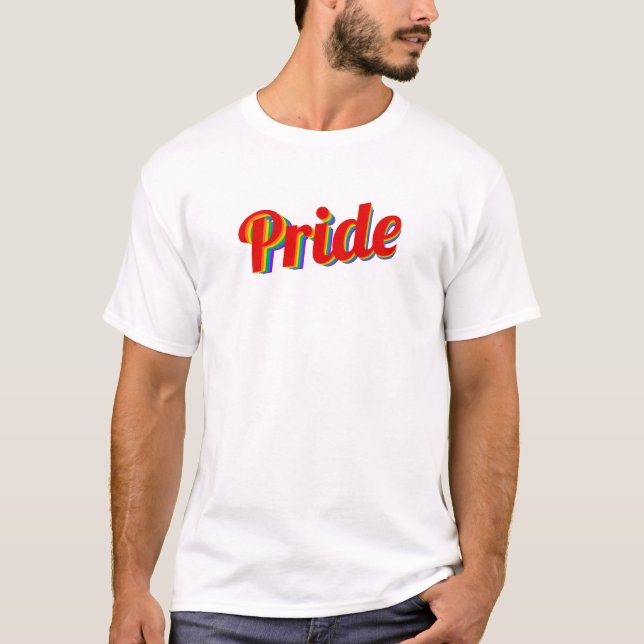 Pride Rainbow T-Shirt (Vorderseite)