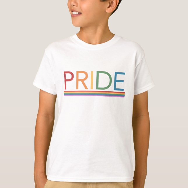 PRIDE Rainbow T - Shirt (Vorderseite)