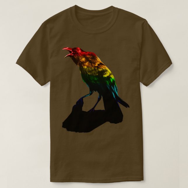 Pride raven T-Shirt (Design vorne)