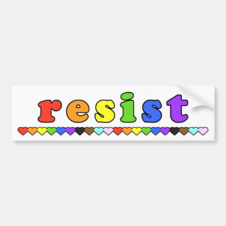 Pride Resist Bumper Autoaufkleber