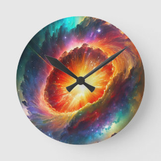 Pride Supernova -  Runde Wanduhr