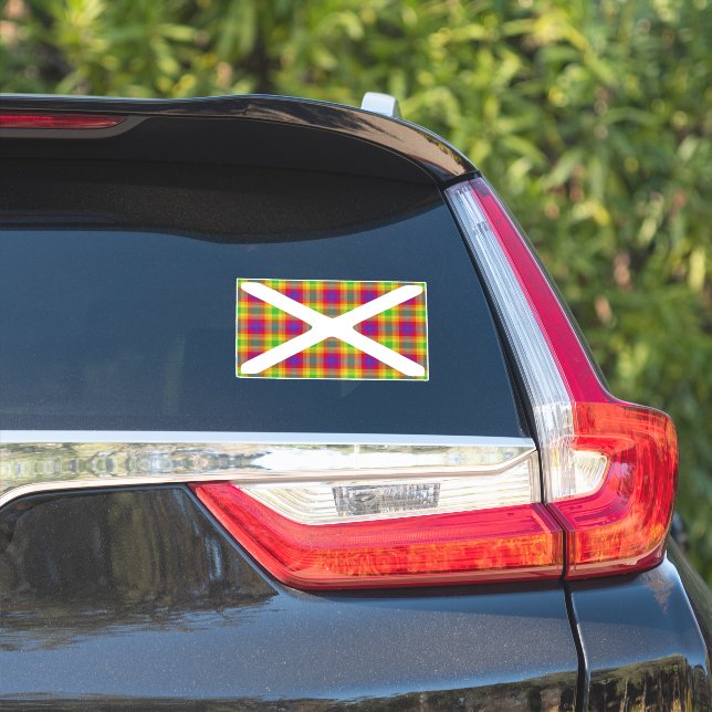 Pride Tartan Sticker (Auto Seite)