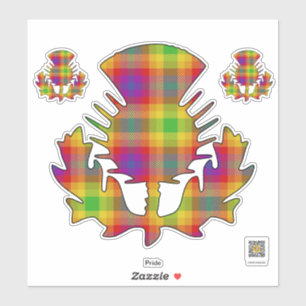 Pride Thistle Sticker