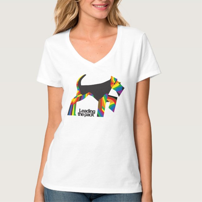 PRIDE V-Neck T-Shirt (Vorderseite)