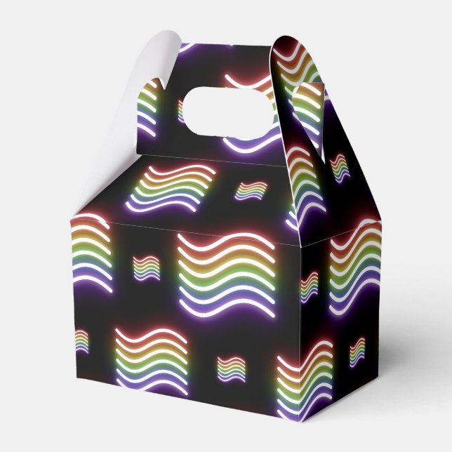 Pride Wave Neon-Schilder Geschenkschachtel (Vorderseite)