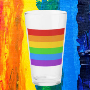 Prideful Chef: Regenbogenflagge Glas