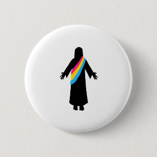 PrideJesus PanFlag Button