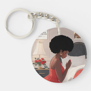 Prier Mère Porte - clé acrylique