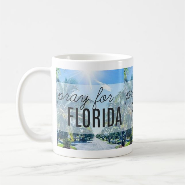 prier pour floride milton mug (Gauche)