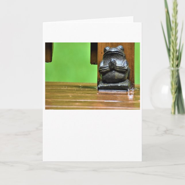 Prier pour la pluie, carte (Devant)