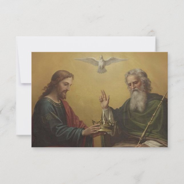 Prière à la Carte de prière de la Sainte Trinité (Devant)