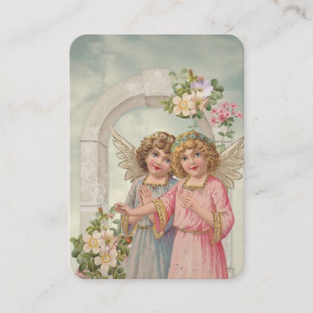 Prière à ma carte sainte d'ange gardien (Devant)