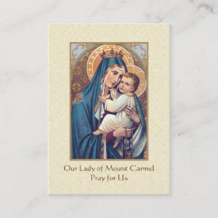 Prière à notre Madame des cartes saintes du mont