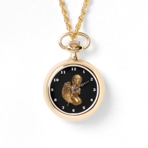 Prière Ange femmes porte une montre