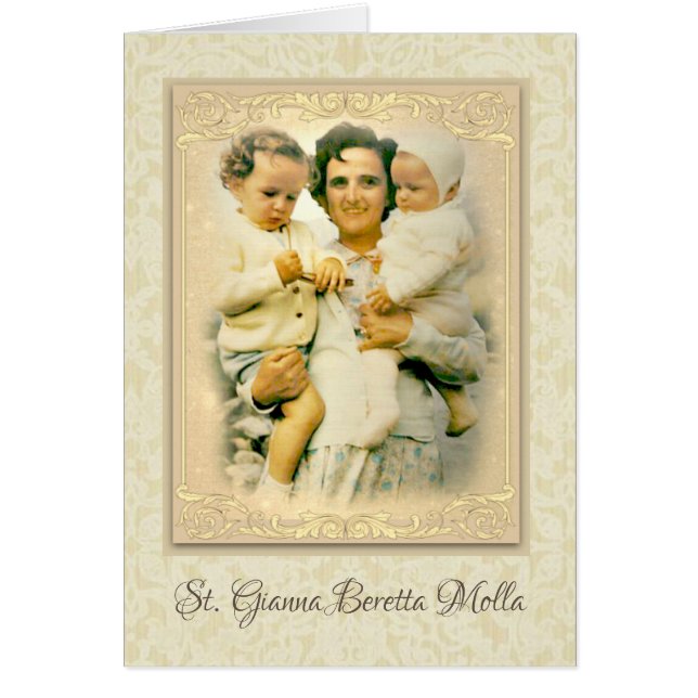 Prière catholique de mère de St Gianna Beretta (Devant)