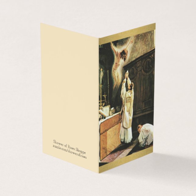 Prière catholique des cartes saintes de prêtres de (Extérieur)