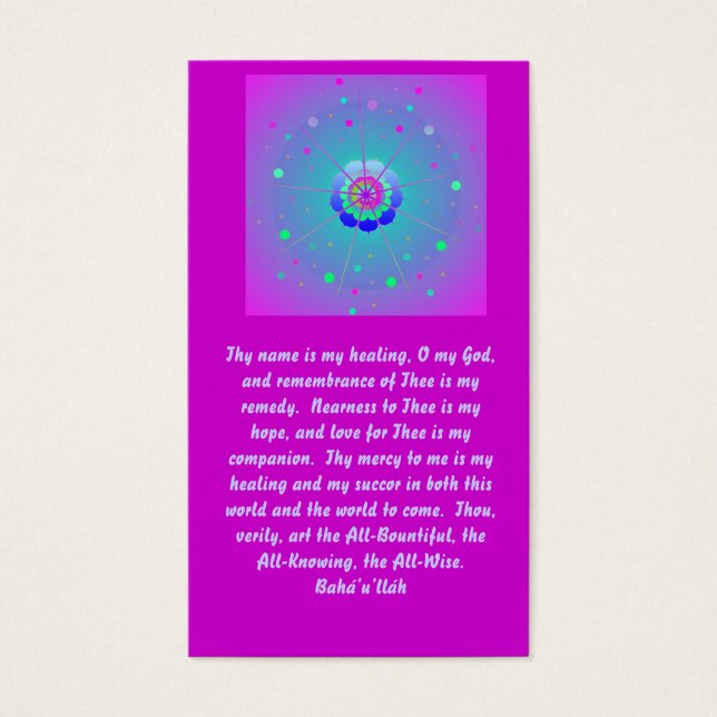 Prière de guérison (Devant)