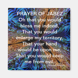 Prière de Jabez Kalidoscope Magnet