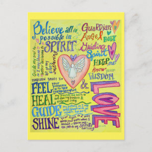 Prière de l'Esprit Orientation inspirante Cartes p