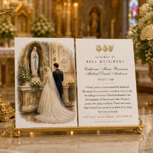 Prière de mariage de Lourdes Marian Saint Mariage