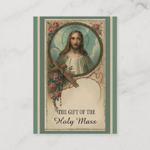 Prière de offre de masse catholique Jésus cartes