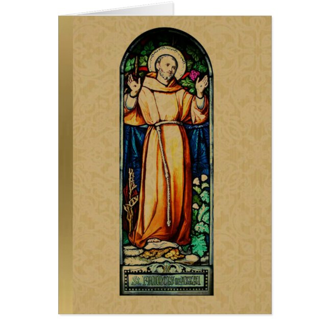 Prière de saint Francis de verre souillé d'Assisi (Devant)