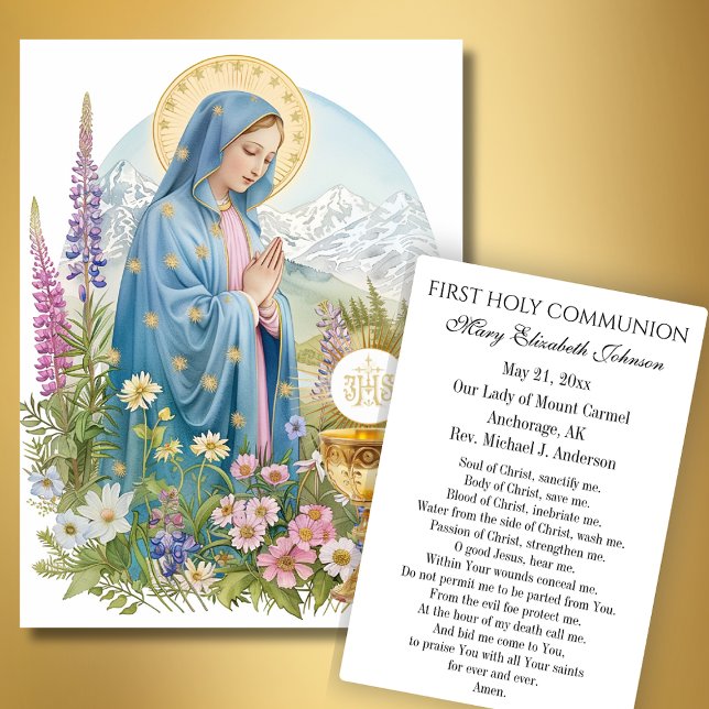 Prière de souvenir de l'Alaska pour la première co (Créateur téléchargé)