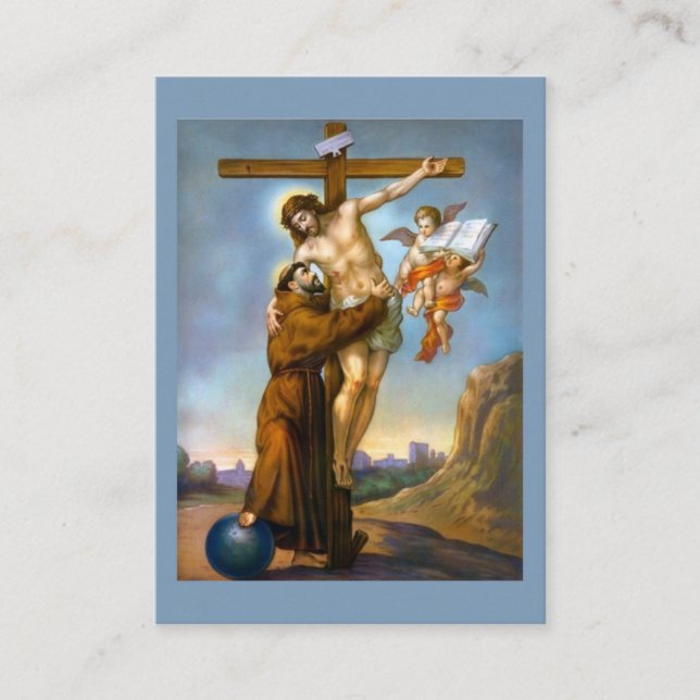 Prière de St Francis des cartes saintes d'Assisi (Devant)
