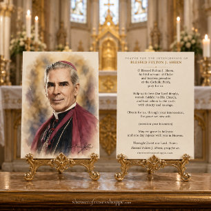Prière d'intercession du Bienheureux Fulton Sheen 