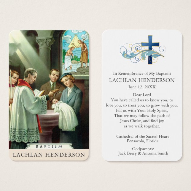 Prière du baptême | À La Police (Devant & derrière)