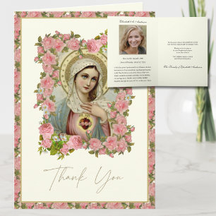 Prière funéraire de la mère Marie Mémorial Merci