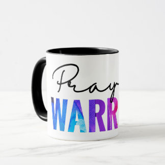 Prière Guerrier Christian Inspirational Mug