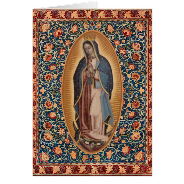 Prière Notre-Dame de Guadalupe Vierge Marie (Devant)