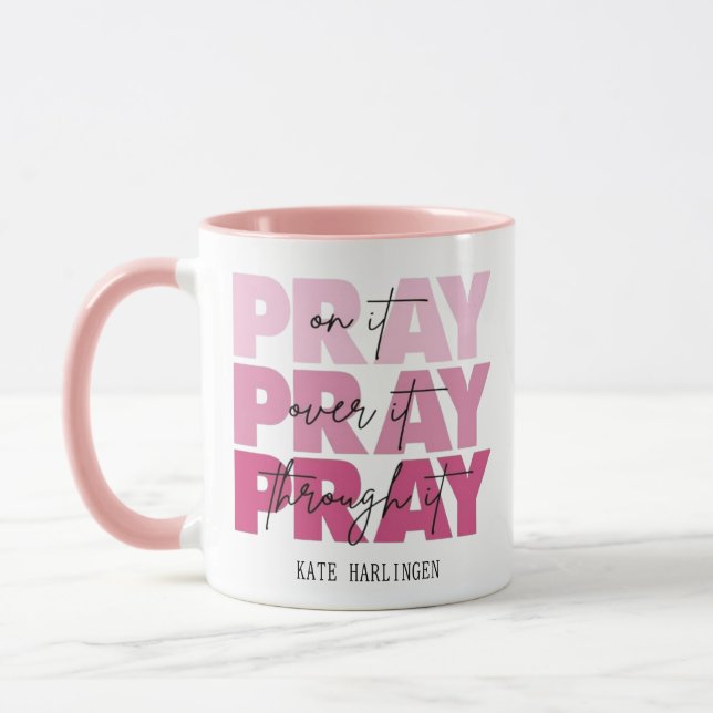 Prière personnalisée sur tout Classic Mug 11oz (Gauche)
