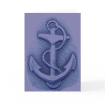 Prière pour marin avec carte de voeux d'Ancres