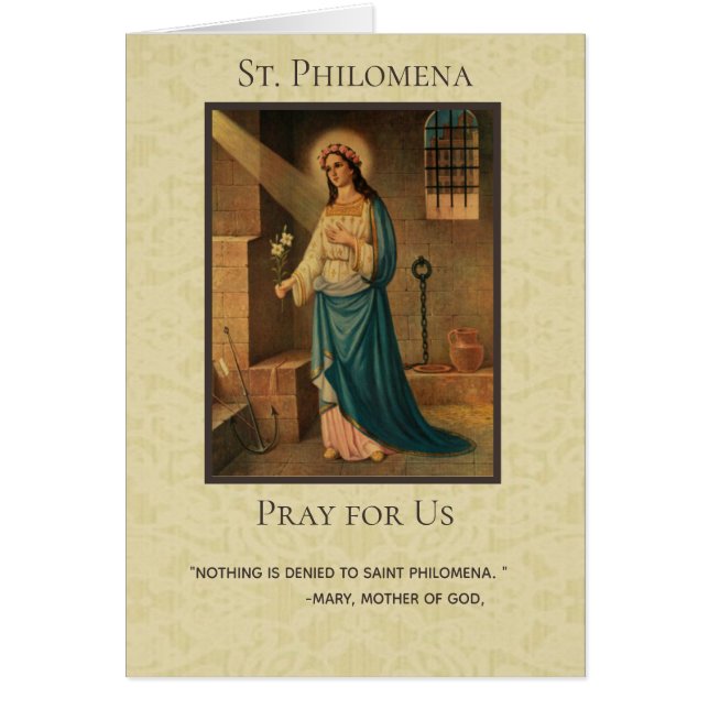 Prière puissante de Novena de St Philomena (Devant)