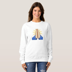 prière sweatshirt émoji femmes