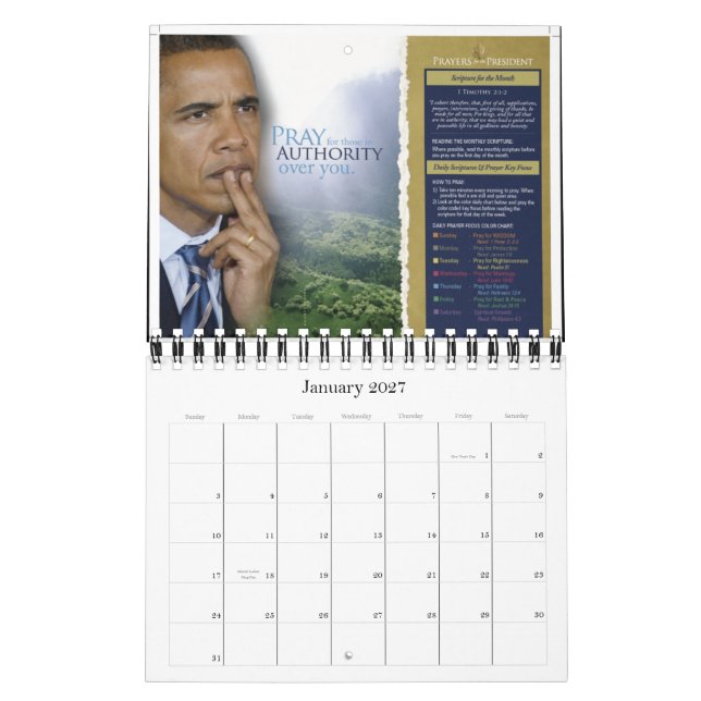 Prières 2010 pour le calendrier dévotionnel du pré (Jan 2027)