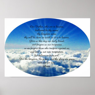 Prières chrétiennes Poster Prints