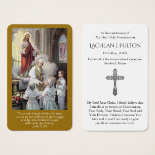 Prières de la première communion   Garçon et fille