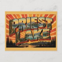 Priest Lake Idaho Alpensee Waldkunst